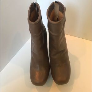 L.A.M.B. By Gwen Stefani tan colored booties